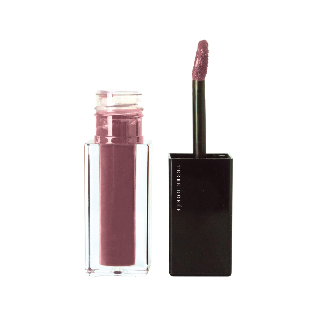 Mauve creamy lip gloss.