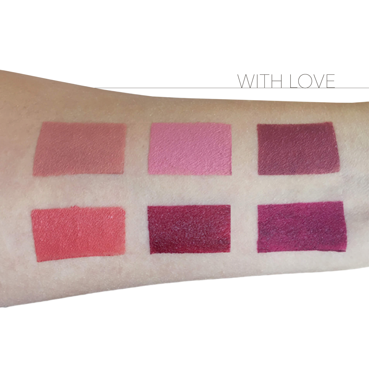 With Love Professional Lip Palette.